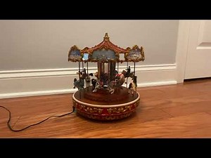 Mr. Christmas Triple Decker Carousel: We Wish You a Merry Christmas 🎄 🎠