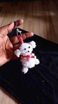 Hair band Doll key chain keychain making #shorts #keychainmaking #keychain