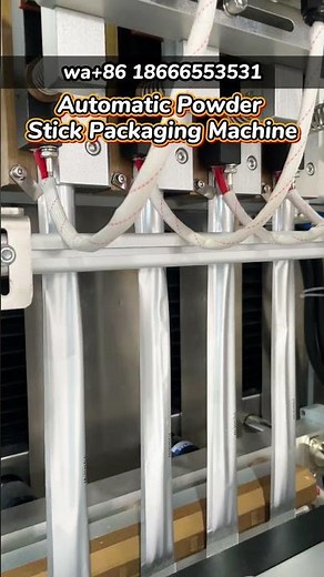 Automatic powder stick packaging machine. Leak-proof sealing multi lane auger.#machine #powder