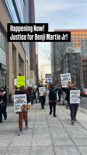 Party For Socialism and Liberation on Instagram: "Release the tapes now! Benji Martin Jr deserves a fair trial! 🗣️ The state is refusing to provide evidence of what occurred during this altercation, and Benji is now potentially facing life in prison. We need transparency now! Benji deserves a free and fair trial with all available evidence about what happened that day. 📌Petition: bit.ly/JusticeforBenji 📌GoFundMe: bit.ly/GoFundMe4Benji"