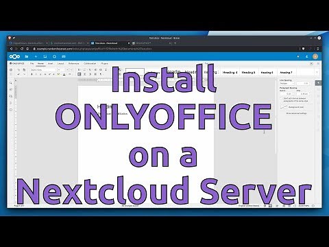 Install ONLYOFFICE on a Nextcloud Server