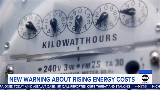 NEW WARNING ABOUT RISING ENERGY COSTS: A new report cites aging infrastructure, the end of renewable tax credits, and growing demand from AI data centers as key factors. ABC's Andrea Fujii has the details. | World News Now