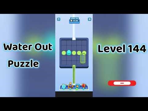 Water Out Puzzle Level 144 Walkthrough 💧 | Step-by-Step Guide | Mini Boss