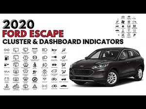 FORD Escape Cluster & Dashboard Warning Indicators 2018 - 2020 User Guide