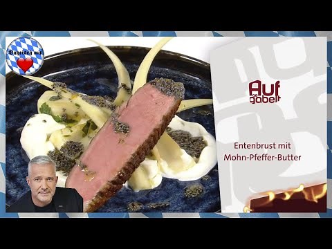 Alexander Herrmann - Entenbrust mit Mohn-Pfeffer-Butter