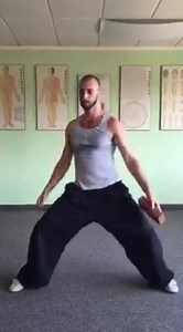 Hard Qi-gong-iron vest training- with Grandmaster Puquan Xiao at Yangtze Medicine this morning | 9 Dragons Kung Fu
