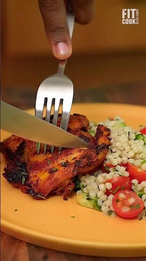 Dijon Tarragon Couscous Recipe | Easy Cold Couscous Salad with Chicken