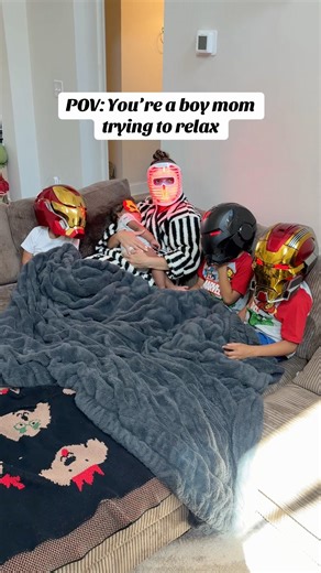 POV: You’re a boy mom trying to relax 😭😂 #boymom #momlife