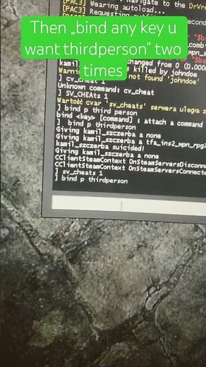 How to get third person on garrys mod