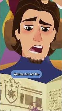 Rapunzel cuts Eugene's hair Shorts TangledtheSeries disneychannelanimation