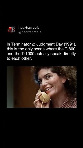 The ONLY Scene Where the T-800 & T-1000 Speak 😳 | Terminator 2 (1991)