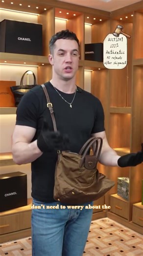 Stylish Pre-owned PRADA Tessuto Nylon Tote Bags