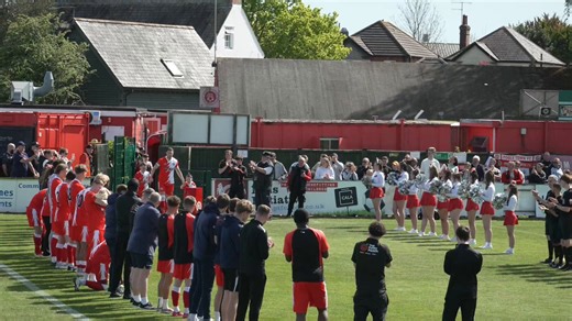 The season is certainly not done yet.But what a brilliant day yesterday was for our football club and local community, exactly what non-league football is all about.Thank you to every single one of the 1,747 people in attendance❤️#COYD🐬
