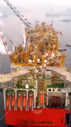 This cost 10 billion dollars to build. This is Prelude, the largest floating liquid natural gas plant in the world. It was built by Royal Dutch shell. 🎥 @ship_spotting_greece_ Follow @sea_format for more #sea_format#sea#vessel#helpseafarers#помощьморяку#тестдляморяков#марлинстест#ces#моряк#тесты#уйтиврейс#сдатьтестыдляморяка#assistwithtest#odessa#constancia#warsaw#ship#vessel #jobatsea#yach#passtest#ukraine#poland#romania#estonia#bulgaria#медкомиссия#germany#medicalforseafarer#уйтиврейс#кадет#c