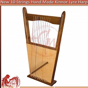 10 String Kinnor Harp | Handcrafted Celtic Lyre Harp | Biblical Hebrew Style Ancient Harp | Small Portable Wooden Harp for Beginners - Etsy