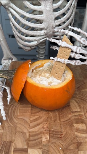 Pumpkin Pie Cheesecake Dip is Scary Good | Drew Cooks