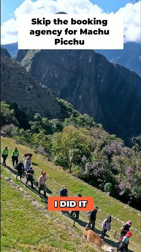 Book Machu Picchu Tickets Yourself