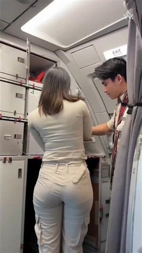 Beautiful Cabin Crew | Luxury Air Travel | International Flight Crew | Plane Ticket Price #shorts