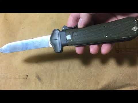 The Coolest German Army Knife Ever - Paratrooper Gravity Knife