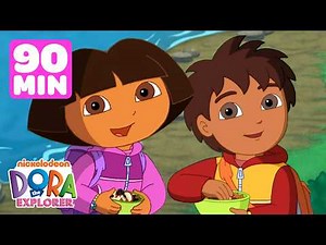 Dora the Explorer's Sports & Games Camp Adventures! ☀️ 90 Minutes | Dora & Friends