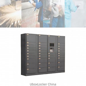 [Hot Item] Smart Qr-Enabled Locker for Parcels with Galvanized Steel Finish