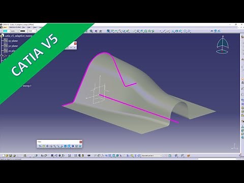 Adaptive Sweep 1 - Catia v5 Training - GSD