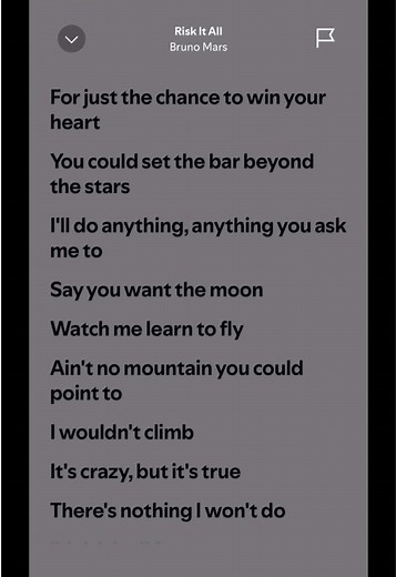 Bruno Mars - Risk It All Lyrics (Full Song Text)
