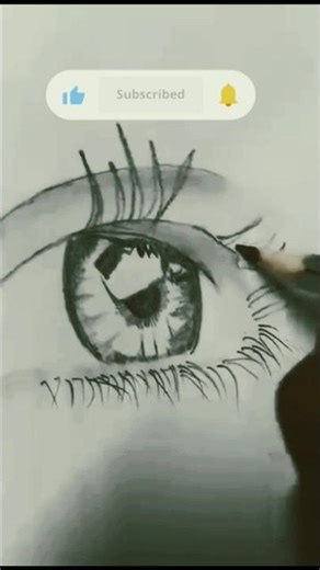 New Eye Sketch Tutorial 🖌️✏️ | Easy Eye Drawing for Beginners | #Shorts