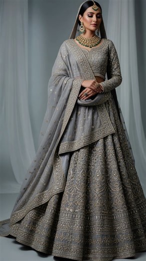 Nice looking Bride lengha#fashion#viralshort#dress#weddingdress#wedding#beautifuldress