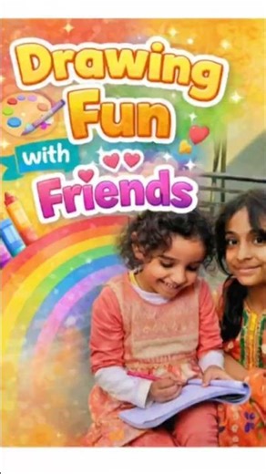 Drawing Fun with Friends! 🎨🌈 Kids Art Party