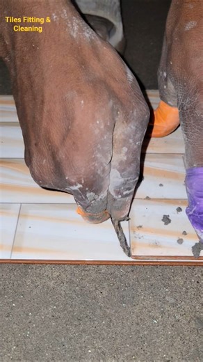 amazing trick without tiles cutter a tile cutting #tilescutting #cuttingskills