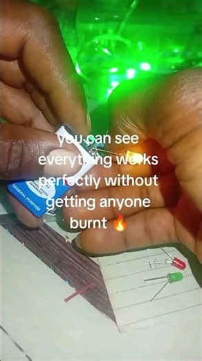 how to properly select resistor for your LEDs without getting it burnt #ledlights #diy