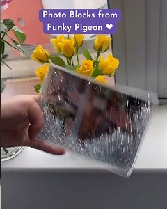How gorgeous are these glittering photo blocks?!  Get 25% off with code FPSAVE which makes them only £7.50! | The Funky Pigeon | Facebook