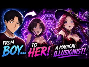A guy turn into a girl and become the magician assistance.