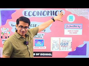 Economics project on gst/goods and service tax | Case study based project | project class 12