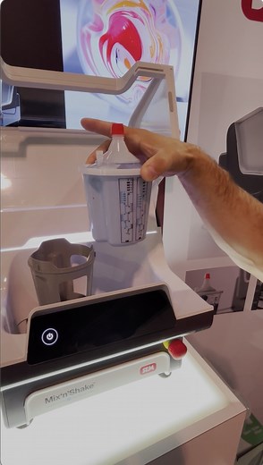 Q: 🤔 How do you fully mix car paint in under 60 seconds, without a stir stick? A: 🫟 Use the all-new SEM Products Mix’n’Shake hands-free automated stirring system. That's it! STOP STIRRING! GET SPRAYING! 📢 🎯 Perfect consistency 🎯 Total color accuracy 🎯 Zero stress—every single time 🚘 Fewer spills 🚘 Less injury risk from manual stirring #carpainting #autobodyrepair #ppgrefinish #autobodyshop #collisionrepairshop #autobodypaint #carpainter #AutoBodyLife | The Autobody Source