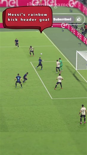 GOAT Moment 🐐 Messi Rainbow Skill ➝ Header Finish!