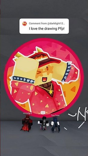 I draw Your PFP on Roblox #shorts #roblox #art