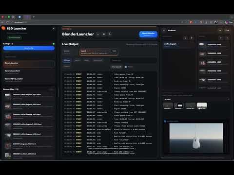 Blender Blog: My Pipeline Tools: Blender launcher prototype - Demo #2