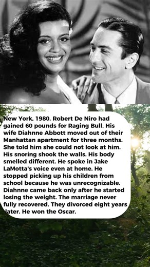 Robert De Niro's Wife Moved Out During Raging Bull Filming Because She Couldn't Recognize Him