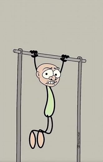 “Funny Gym Animation | First Day at the Gym 😂 | Workout Struggle Short”