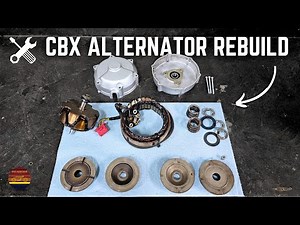 Honda CBX Alternator Rebuild - Fixing Factory Defects