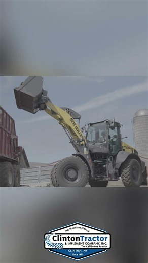 The New Holland W100D Scoops and Loads Like It's Nothing #shorts
