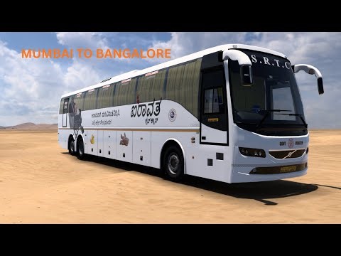KSRTC Travels 🚌 Mumbai to Bangalore | Indian Bus Driving in Euro Truck Simulator 2 | ETS2 Realistic