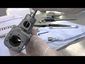 Teardown of a model aircraft engine