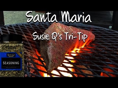 Santa Maria Tri-Tip w/ Susie Q’s Santa Maria Tri-Tip Seasoning | Gabby’s Grill | Weber Kettle