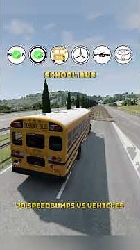 70 speedbumps vs vehicles