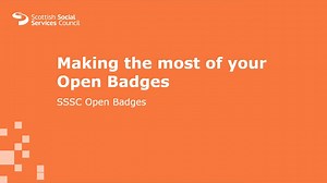 Making the most of your Open Badges