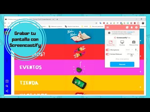 Grabar tu pantalla con Screencastify