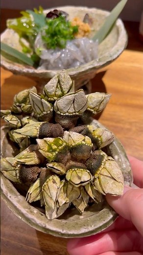 Amazing in both appearance and taste: 'Barnacle' #japanesefood #NagoyaGourmet